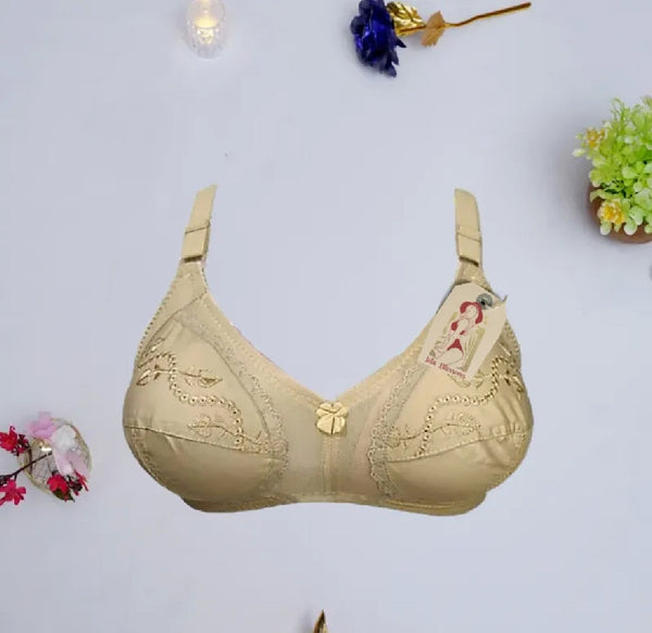 Stylo cotton bra XL size soft cotton embroidery