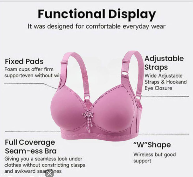 Padded bra soft padded comfortable adjustable